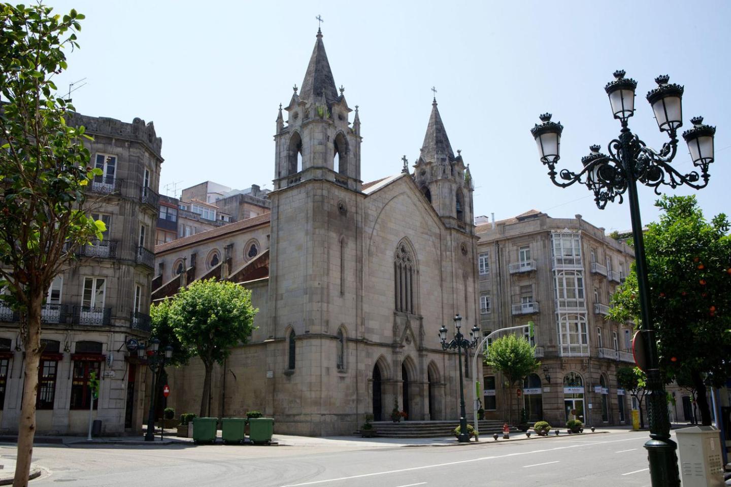 Apartamento Centro Albamar Vigo Bagian luar foto